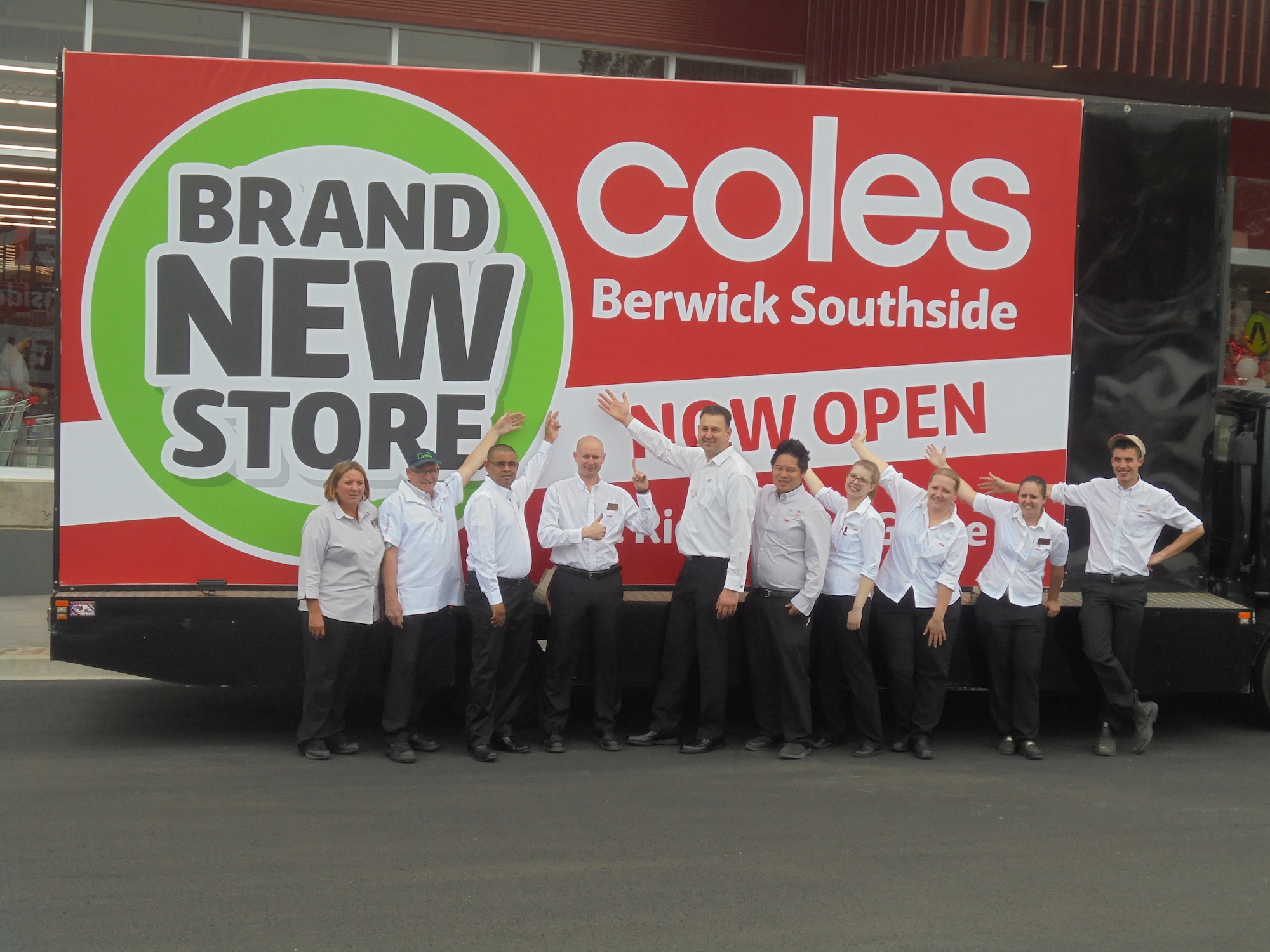 Coles Berwick Southside - Mobile Billboards Melbourne